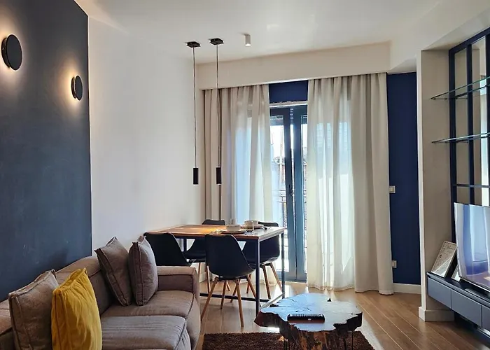 公寓 Tam Skanderbeg Square Mozart Center No5 地拉那